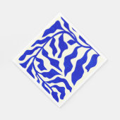 Serviette En Papier Indigo Elegance (Coin)