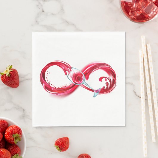 Serviette En Papier Infinity (En situation)