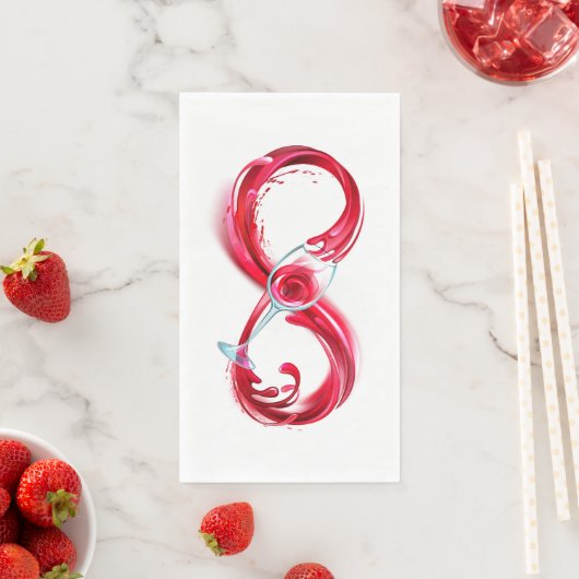 Serviette En Papier Infinity (En situation)