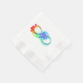 Serviette En Papier Infinity avec Rainbow Jellyfish (Coin)