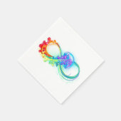Serviette En Papier Infinity avec Rainbow Jellyfish (Coin)