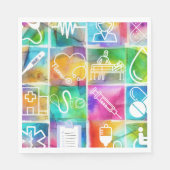 Serviette En Papier Infirmière (Devant)