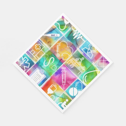 Serviette En Papier Infirmière (Coin)