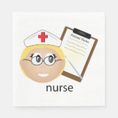 Serviette En Papier Infirmière avec Porte - bloc Médicale et thermomèt (Devant)