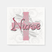 Serviette En Papier Infirmière Croix-Rose (Devant)