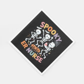 Serviette En Papier Infirmière Cute Halloween Éffrayant Essentiel T-Sh (Coin)