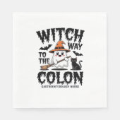 Serviette En Papier Infirmière Endo Halloween Infirmière gastro-intest (Devant)