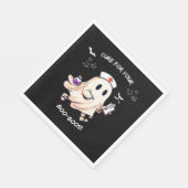 Serviette En Papier Infirmière fantôme avec potion magique - Cure pour (Coin)