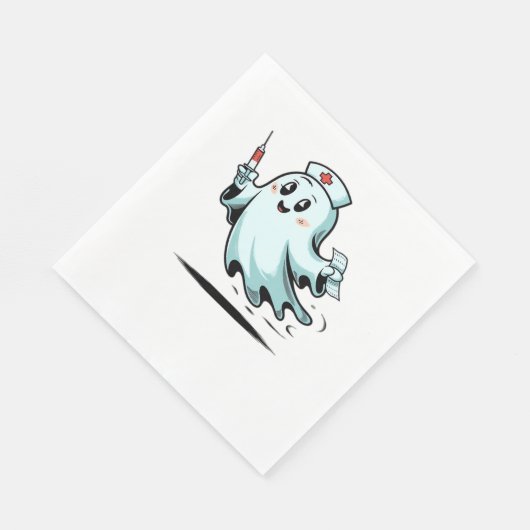 Serviette En Papier infirmière fantôme Classic T-Shirt_2 (Coin)