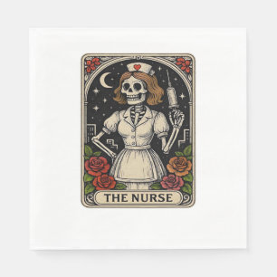 Serviette En Papier Infirmière fantôme Soins curieux et Haunt Whimsica