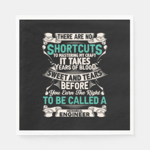Serviette En Papier Ingénieur mécanicien