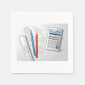 Serviette En Papier Ingénieurs Papier de bureau serviettes (Devant)