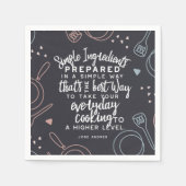 Serviette En Papier Ingrédients simples et devis de cuisines quotidien (Devant)