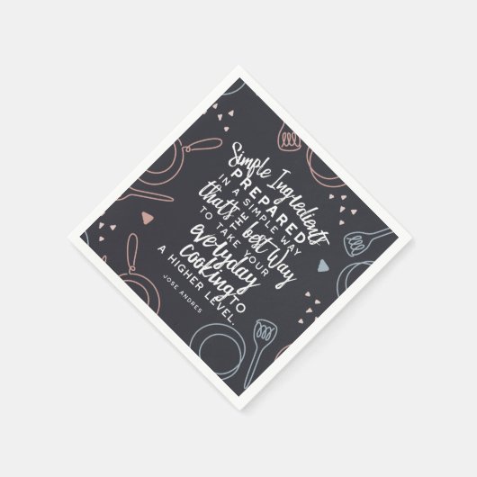 Serviette En Papier Ingrédients simples et devis de cuisines quotidien (Coin)