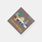 Serviette En Papier Ingrédients sorciers Halloween (Coin)