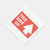 Serviette En Papier Inscription latérale (Coin)