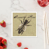 Serviette En Papier Insecte de la faune de l'abeille Queen (En situation)