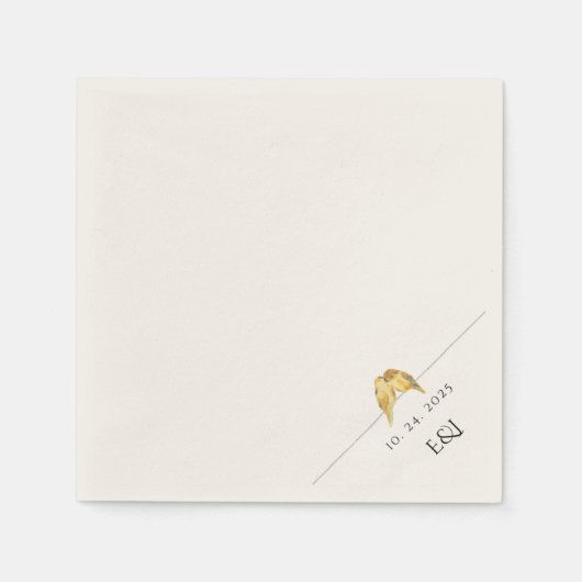 Serviette En Papier Inséparables Cocktail Hour (Devant)