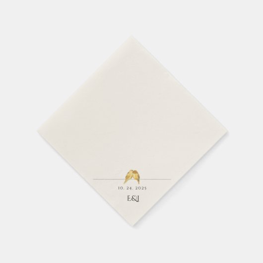 Serviette En Papier Inséparables Cocktail Hour (Coin)