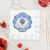 Serviette En Papier Insigne personnalisé Bruce Clan Hiver (En situation)