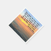 SERVIETTE EN PAPIER INSPIRANT JEREMIAH 29:11 SCELER (Coin)