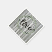 Serviette En Papier Inspiration agricole - Amour (Coin)