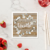 Serviette En Papier Inspiration agricole - Respirer (En situation)