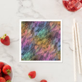 Serviette En Papier inspiration antichambre - cristal arc-en-ciel : (En situation)