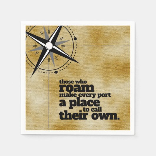 Serviette En Papier Inspirationnel Ceux Qui Rouillent ... (Devant)