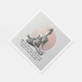 Serviette En Papier Instructeur de méditation Yoga Reiki Master Lotus  (Coin)