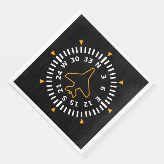 Serviette En Papier Instrument de vol Compteur d'aéronef (Coin)