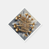 Serviette En Papier Instruments de musique (Coin)