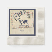 Serviette En Papier International Adventure Rustique Destination Maria (Devant)