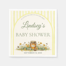 Invitation à la Baby Shower Little Honey Baby Bee