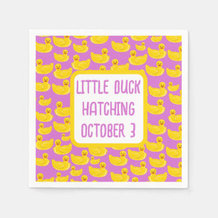 Serviette En Papier Invitation au Baby shower de canard