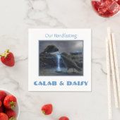 Serviette En Papier Invitation de handfasting (En situation)