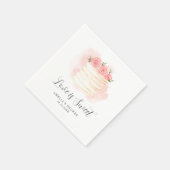 Serviette En Papier Invitation de mariage Love Is Sweet (Coin)