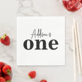 Serviette En Papier Invitation d'un anniversaire (En situation)