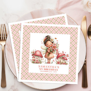 Serviette En Papier Invitation modifiable pour une fête de jardin de f