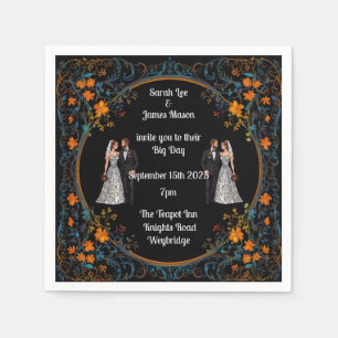 Serviette En Papier Invitations de mariage personnalisées et Invitatio