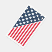 Serviette en papier invité - Étoiles et rayures pa (Coin)