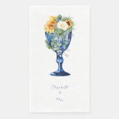 Serviette En Papier Invité Mariage Toscan Sunflower (Devant)