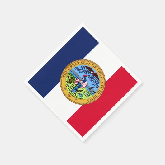 Serviette En Papier Iowan Seal, Iowa (Coin)