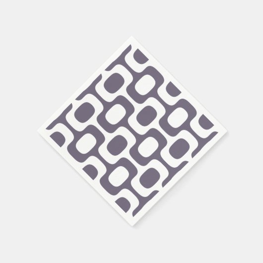 Serviette En Papier Ipanema Sidewalk Pattern, Beach Pattern, Brazil (Coin)