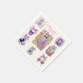 Serviette En Papier Iridescent Coquette Spooky ONE Halloween (Coin)