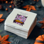 Serviette En Papier Iridescent Ghost Coquette Bow Spooky One