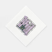 Serviette En Papier Iridescente Coquette Halloween (Coin)