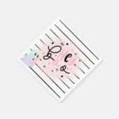 Serviette En Papier Iridescente Ghost Hey Boo Pastel Halloween Anniver (Coin)