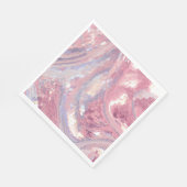 Serviette En Papier Iridesecent Pink and Purple Sequin (Coin)
