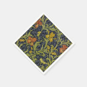 Serviette En Papier Iris Motif (par William Morris) (Coin)